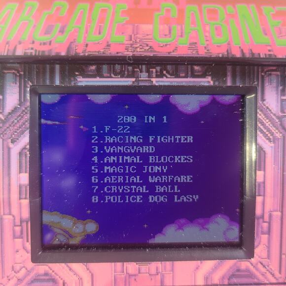 200-Game Mini Arcade Machine Funderdome Retro Classic Gaming 2011 - Picture 4 of 16